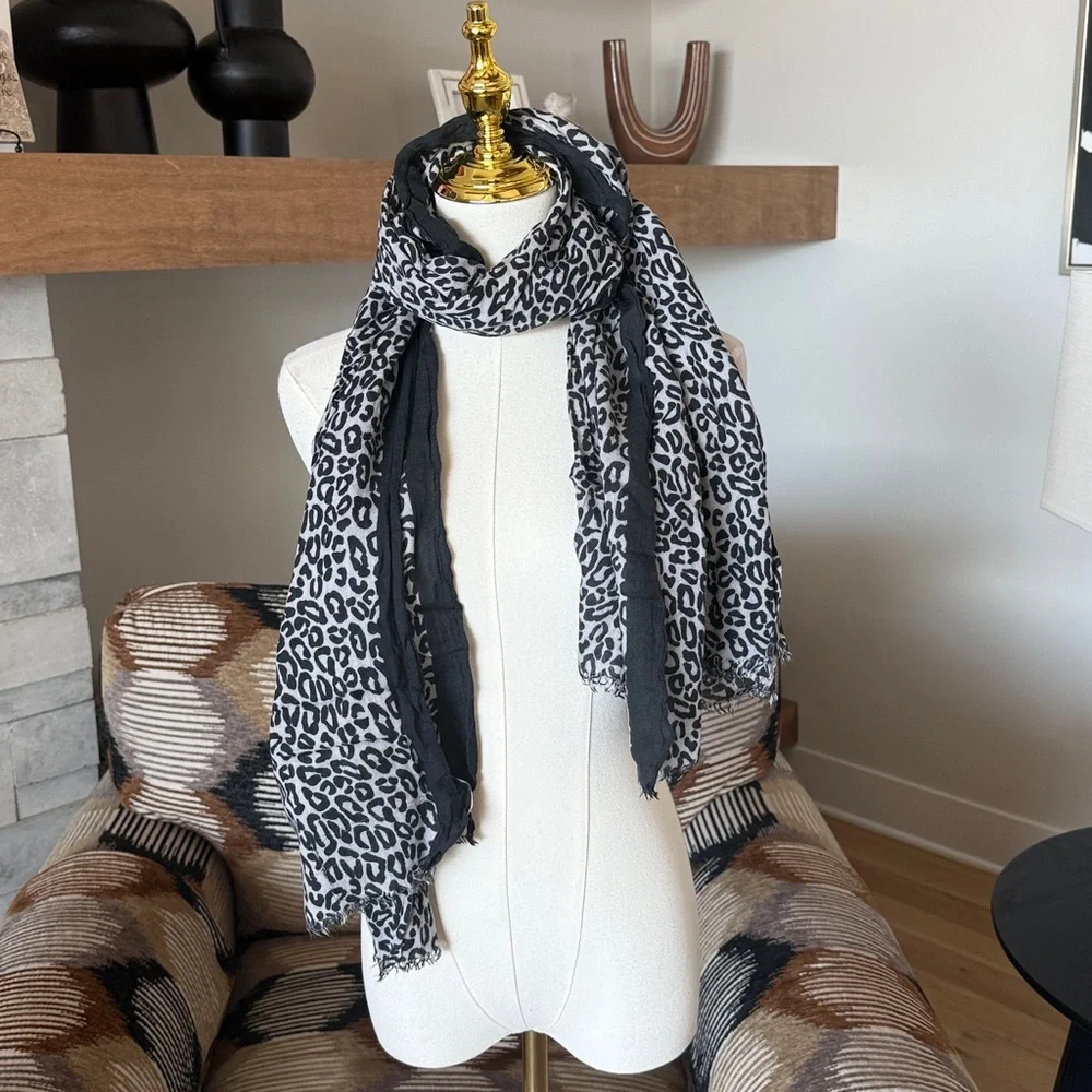 Banana Republic Leopard Scarf